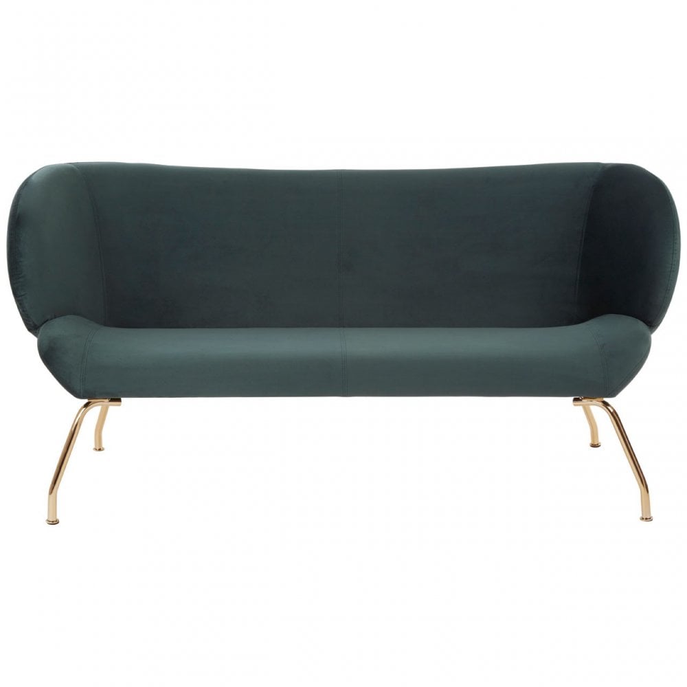 Kolding 2 Seat Green Sofa Green