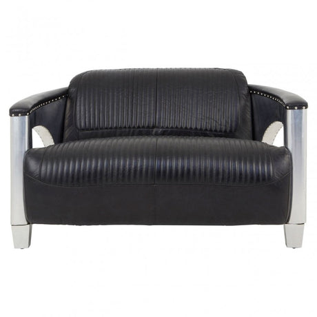 Venne 2 Seat Sofa Black
