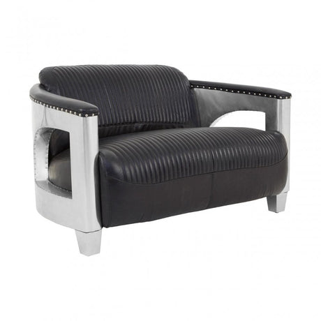 Venne 2 Seat Sofa Black