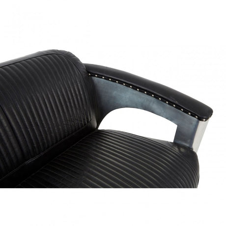 Venne 2 Seat Sofa Black