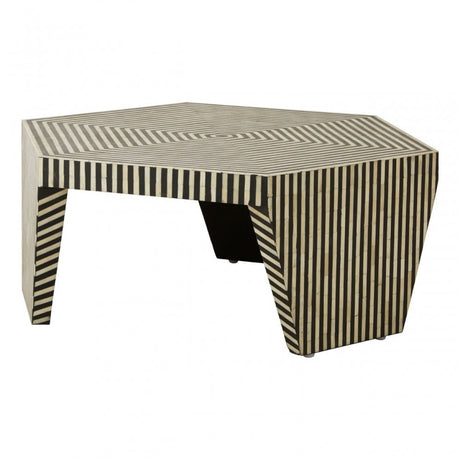 Temper Hexagon Coffee Table Black