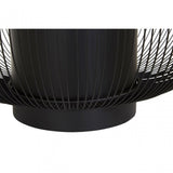 Duchess Coffee Table with Black Glass Top Black