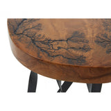 Surak Round Stool Brown