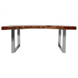Surak Longon Wood Coffee Table Brown
