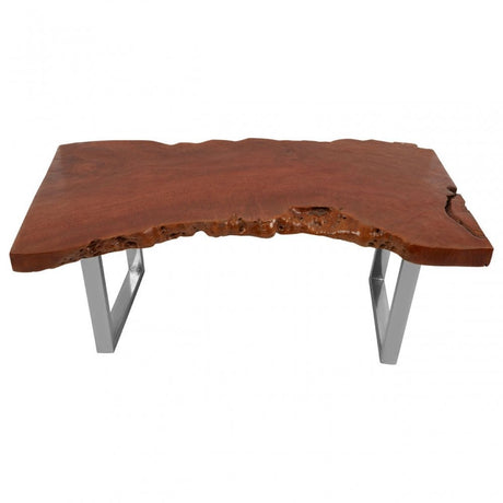 Surak Longon Wood Coffee Table Brown