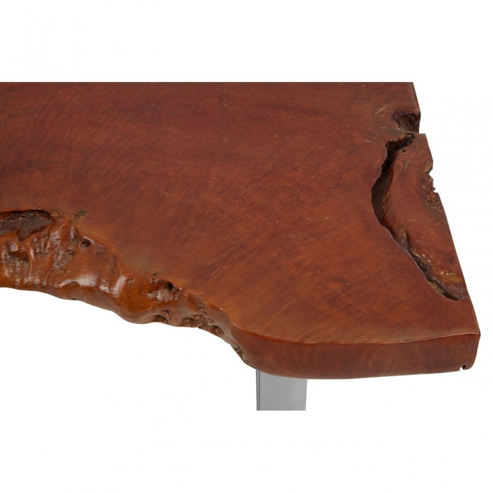 Surak Longon Wood Coffee Table Brown