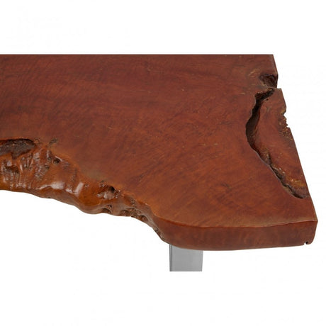Surak Longon Wood Coffee Table Brown