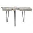 Surak Star Top Coffee Table Silver
