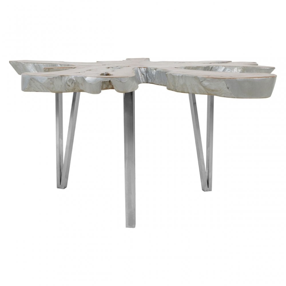 Surak Star Top Coffee Table Silver