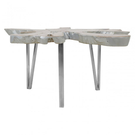 Surak Star Top Coffee Table Silver