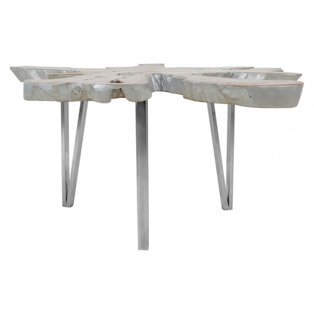 Surak Star Top Coffee Table Silver