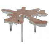 Surak Star Top Coffee Table Silver