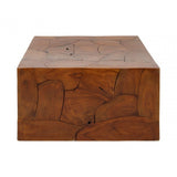 Surak Cuboid Coffee Table Brown