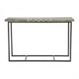 Wulah Metal Base Console Table Black