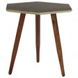 Wulah Hexagonal Side Table Grey