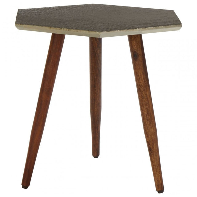 Wulah Hexagonal Side Table Grey