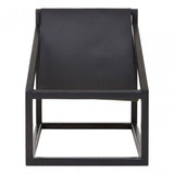 Kourtnai Black Cubic Frame Chair Black