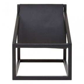 Kourtnai Black Cubic Frame Chair Black