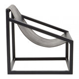 Kourtnai Black Cubic Frame Chair Black