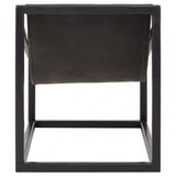 Kourtnai Black Cubic Frame Chair Black