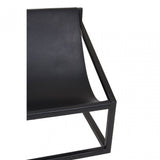 Kourtnai Black Cubic Frame Chair Black