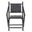 Kourtnai Black Foldable Frame Chair Black