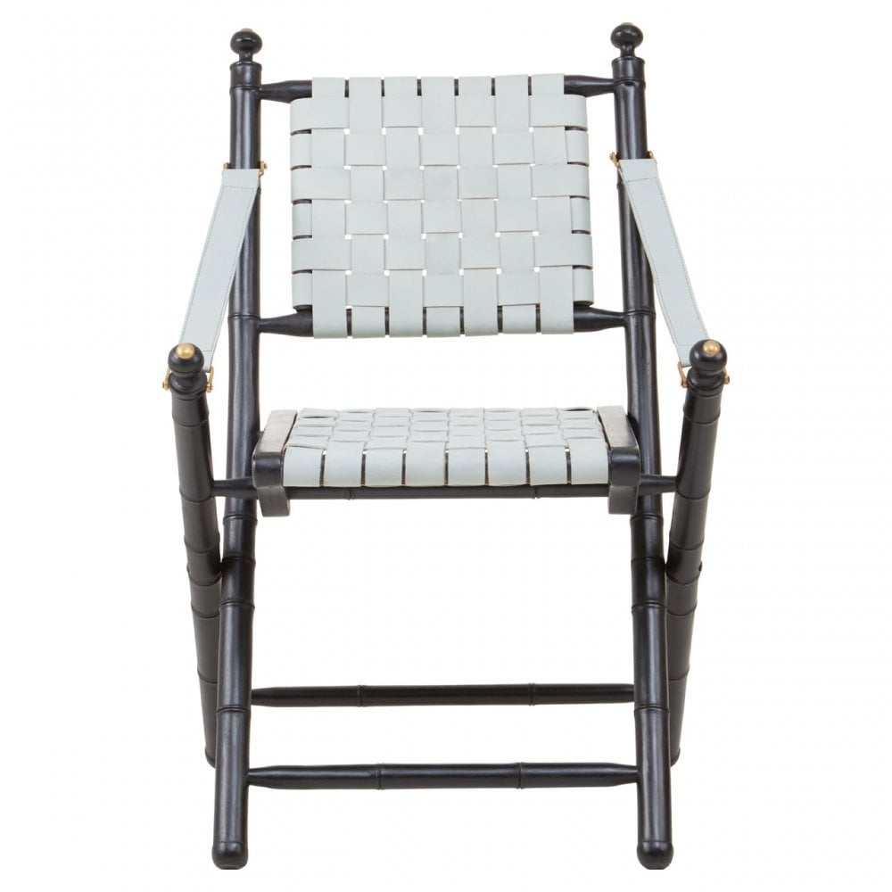 Kourtnai Grey Foldable Frame Chair Grey