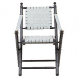 Kourtnai Grey Foldable Frame Chair Grey