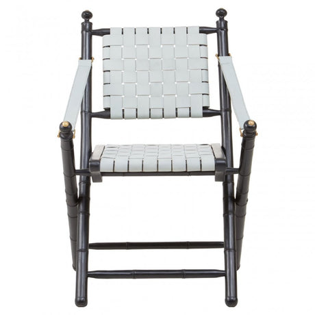 Kourtnai Grey Foldable Frame Chair Grey