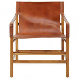 Kourtnai Brown Straight Chair Brown