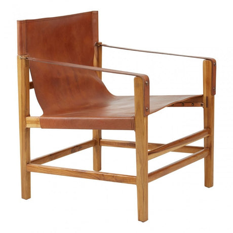 Kourtnai Brown Straight Chair Brown