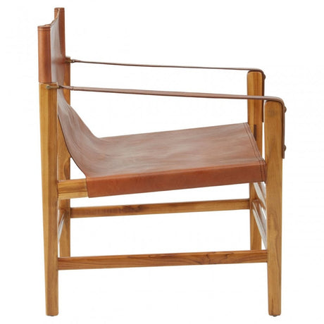 Kourtnai Brown Straight Chair Brown