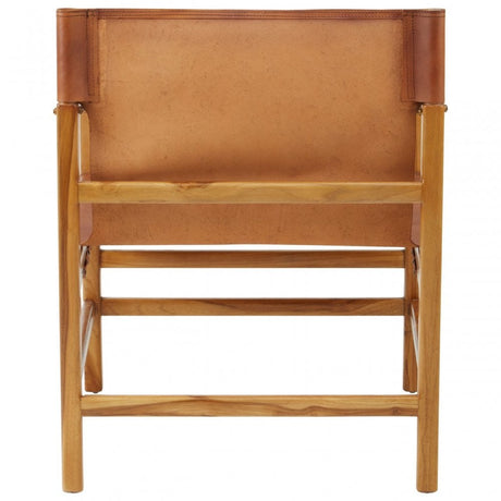 Kourtnai Brown Straight Chair Brown