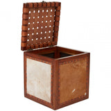 Kourtnai Storage Stool Brown