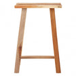 Kendari Teak Wood Stool Brown