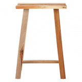 Kendari Teak Wood Stool Brown