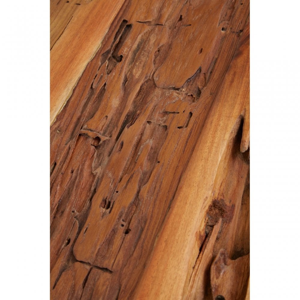 Kendari Teak Wood Stool Brown