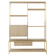 Modica Shelf Unit Gold