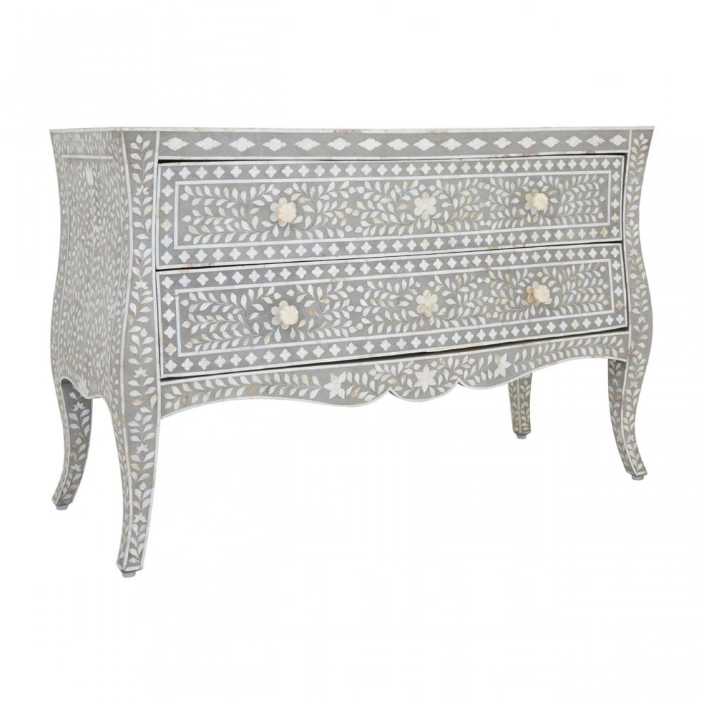 Temper 2 Drawer Chest Grey