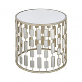 Raina Small Side Table Silver