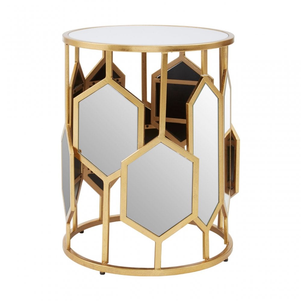 Rio Side Table Gold