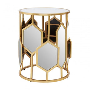 Rio Side Table Gold