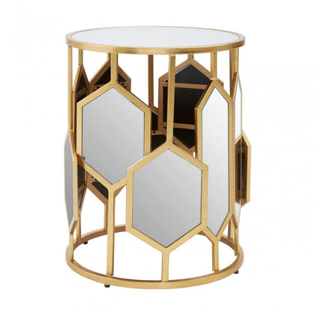 Rio Side Table Gold