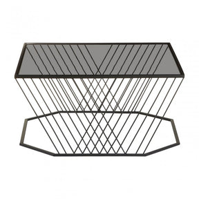 Duchess Coffee Table with Grey Glass Top