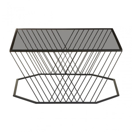 Duchess Coffee Table with Grey Glass Top