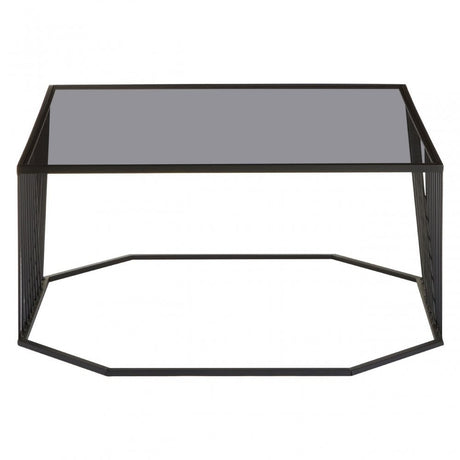 Duchess Coffee Table with Grey Glass Top