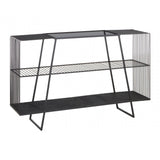 Duchess Console Table with Grey Glass Top Grey