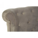 Edison Kingsize Grey Brush Velvet Ottoman Bed Grey