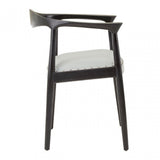 Kourtnai Grey Leather Chair