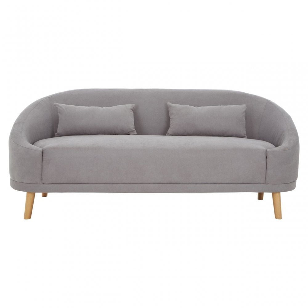 Holland Grey Linen Sofa Grey